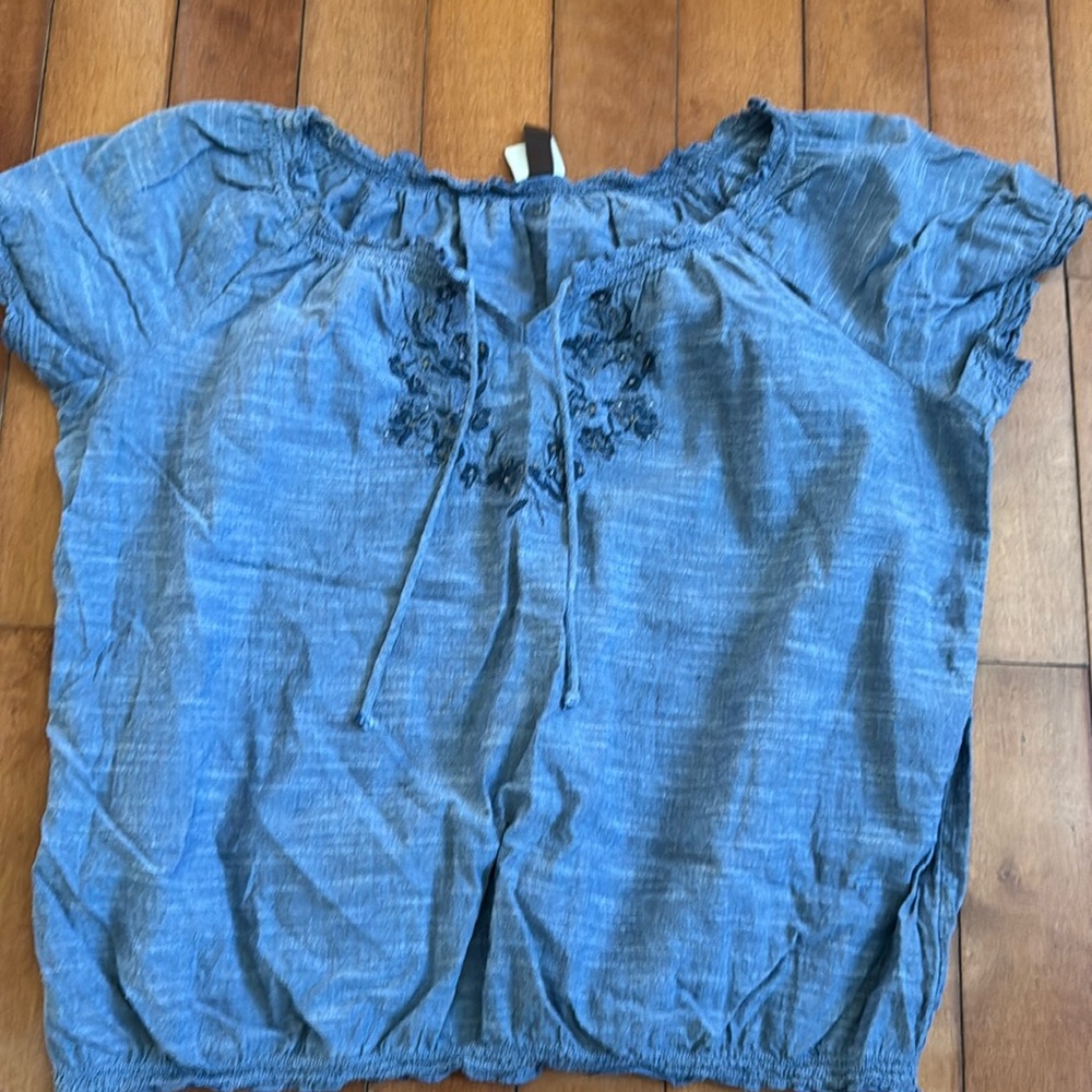 Sonoma womens blouse blue size 1 x in very good condition